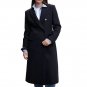 Women&acirc;��s Navy Blue Long Wool Coat