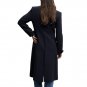 Women&acirc;��s Navy Blue Long Wool Coat