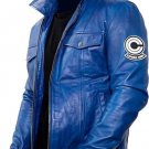 Mens DBZ Trunks Cosplay Capsule Crop Biker Jacket