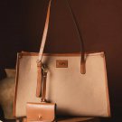 Fashion Tote Leather Bag - Women Office Handbag