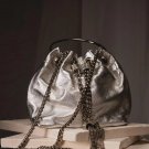 Handcrafted Potli Leather Drawstring Bag