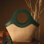Handmade Woven Rattan Tote &acirc;�� Stylish & Versatile Straw Handbag