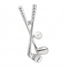 Pearl Sports Tuck Brooch Golf