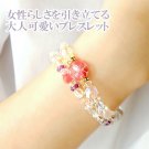 [Love will come true] Double Cherry Blossom Bracelet