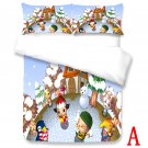 Cotton Futon Cover 3-piece Set, Animal Crossing, Single Bed