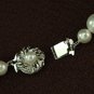 Made in Japan White genuine shell pearl 9mm ball 18 inch necklace
