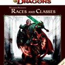 Dungeons & Dragons Wizards Presents Races And Classes