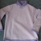 Coldwater Creek Lilac Reversible Turtleneck Top Small