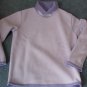 Coldwater Creek Lilac Reversible Turtleneck Top Small