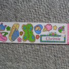 NEW Summer time Name stickers Christie scrapbooking