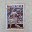 Ken Griffey Jr. Topps Baseball Card 1991 All Star