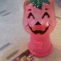 Pink Pumpkin Halloween Candy Dispenser
