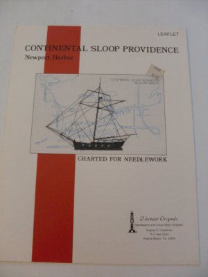 Cross Stitch Leaflets Sloop Providence & USS Constellation
