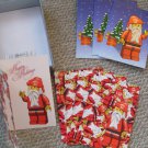 LEGO Christmas Cards Lot of 8 w/envelopes