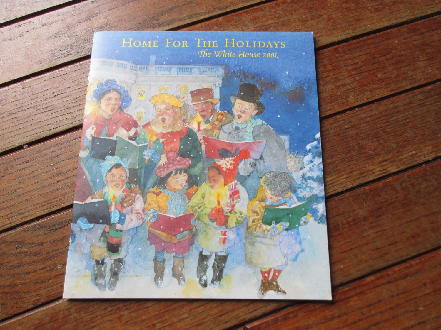 White House Collectibles Christmas Home for the Holidays book 2001 SOLD