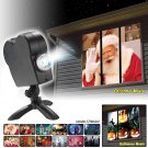 Christmas Halloween Laser Projector 12 Movies Disco Light Mini Window Home Theater Indoor Outdoor