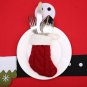 Christmas Tableware Xmas Fork Bags Dinner Cutlery Holder Pocket