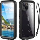 Waterproof iPhone 13 Case Full Protection 6.1 Inch Shockproof  with Screen Protector and Lanyard