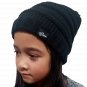 Fleece Lined Slouch Baggie Winter Wide Beanie Hat
