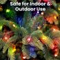 100-Count Multi Color Christmas Lights Outdoor Indoor Colored Twinkle Xmas Tree Lights