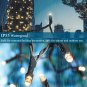 Decute Warm White Christmas String Lights Waterproof 300LED 105FT UL Certified