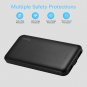 2-Pack Miady 10000mAh Dual USB Portable Charger, Backup Charger for iPhone X, Galaxy S9, Pixel 3 etc