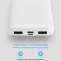 2-Pack Miady 10000mAh Dual USB Portable Charger, Backup Charger for iPhone X, Galaxy S9, Pixel 3 etc