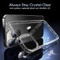 Elando Crystal Clear Case Compatible with iPhone 13 Pro Max Case Protective Shockproof Slim Thin