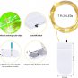 12 Pack Led Fairy Lights Battery Operated String Lights Waterproof Silver Wire, 7Ft 20 Led Firefly