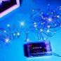 Led Fairy Lights Battery Operated, Sanniu 1 Pack Copper Wire Starry String Christmas Lights Indoor