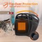 Electric Space Heater 1500W/750W Ceramic with Thermostat Safe n Quiet for Office Room Desk Portable