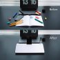 Dry-Erase Board with Storage iPad/Phone Holder Glass Whiteboard & Eraser Desk Keyboard Accessories
