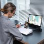 Dry-Erase Board with Storage iPad/Phone Holder Glass Whiteboard & Eraser Desk Keyboard Accessories