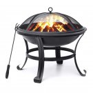 Martinique 20" H x 22" W Iron Outdoor Fire Pit