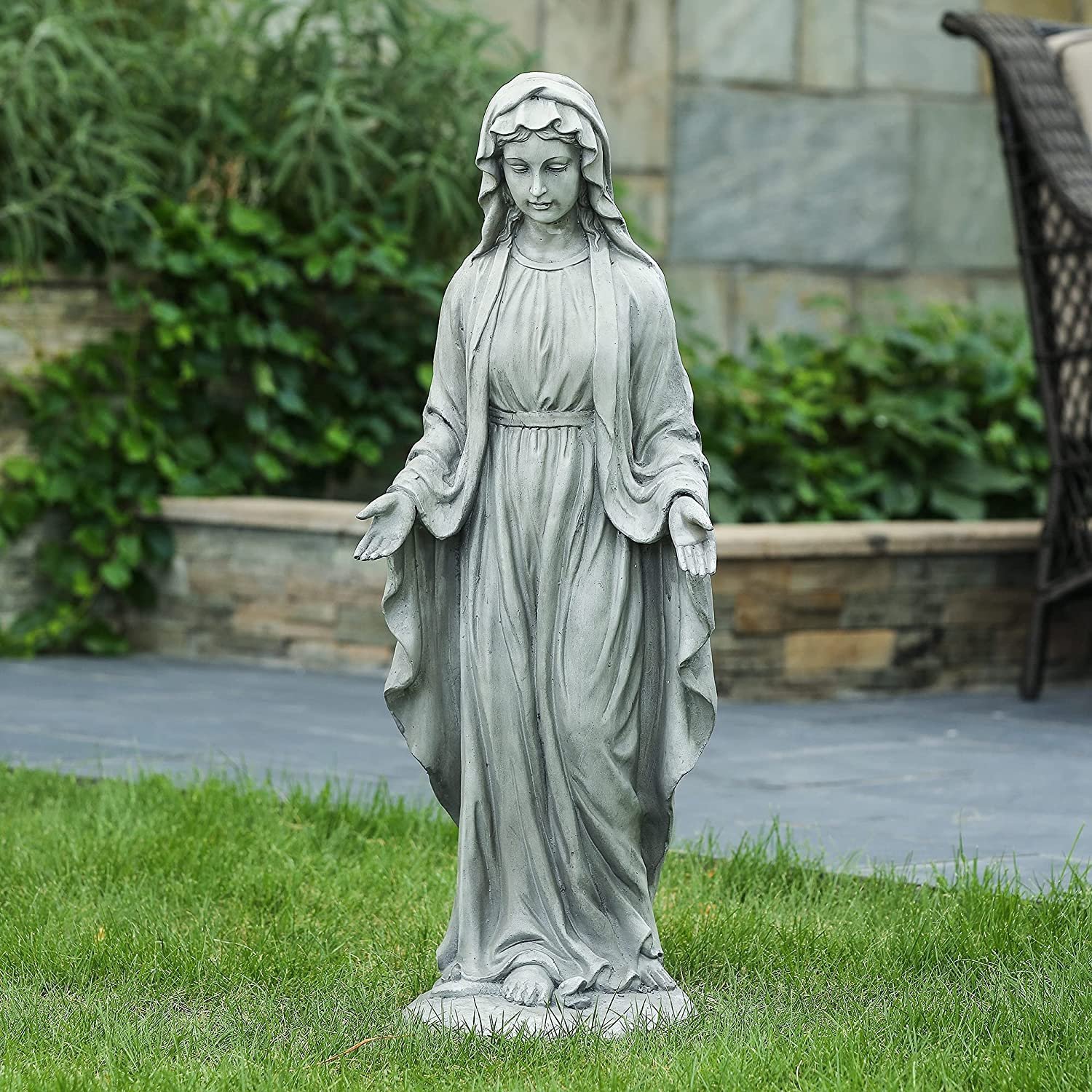 Virgin Mary Outdoor Garden Statue