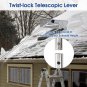 20 ft Aluminum Snow Rake Lightweight Snow Removel Tool