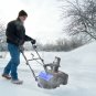 Electric Snow Thrower with Chute Rotation and 2 Transport Wheels