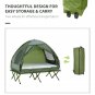 Compact Pop Up Portable Folding Outdoor Cot
