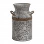 Elio Gray/Brown Metal Table Vase