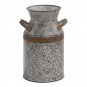 Elio Gray/Brown Metal Table Vase