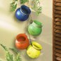 4 Piece Avah Indoor / Outdoor Ceramic Hanging Planter Set (Set of 4)
