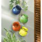 4 Piece Avah Indoor / Outdoor Ceramic Hanging Planter Set (Set of 4)