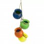 4 Piece Avah Indoor / Outdoor Ceramic Hanging Planter Set (Set of 4)