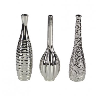 3 Piece Stoneware Table Vase Set (Set of 3)