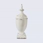 Anne Antique White Ceramic Jar