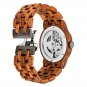 Dual Wheel Automatic Kosso Wood Watch - For High End Watch Collectors