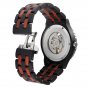 Premium Self-Winding Transparent Body Ebony Rosewood Watches