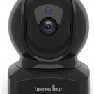 Wireless Security Camera, IP1080P HD, WiFi Home Indoor Camera Works with Alexa, with TF Card