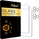 Ailun 2 Pack Screen Protector for iPhone 13 Pro Max 2 Pack Tempered Glass Camera Lens Protector