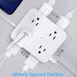 Surge Protector Power Strip - 8 Widely Outlets with 4 USB Charging Ports.